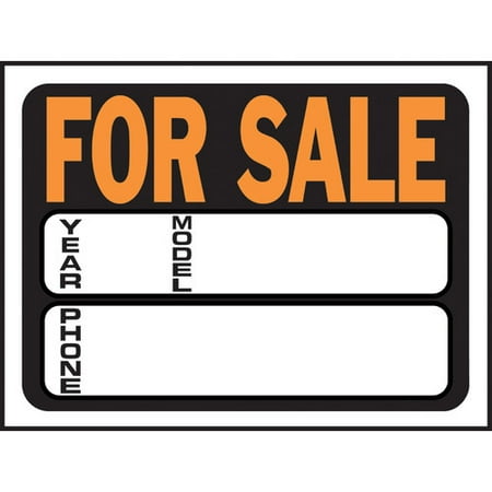 auto for sale sign