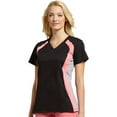 thumbnail image 1 of Allure by White Cross Women's V-Neck Side Panel Solid Scrub Top, 1 of 1