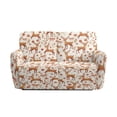 thumbnail image 3 of Xoenoiee Deer Bow Flower Print 6 Pieces Recliner Loveseat Slipcover Leak-proof Jacquard Stretch Soft Sofa Couch Cover Anti-Slip Furniture Protector for Kids, Pets, 3 of 6