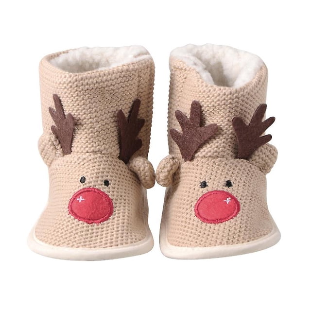 12 piezas Zapatos navideños para bebé