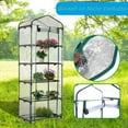 thumbnail image 5 of jiaroswwei Greenhouse Cover Transparent Easy Assembly PVC Roller Zipper Design Greenhouse Plant Cover for Garden, 5 of 8