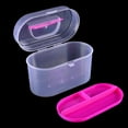 thumbnail image 4 of OFFIGAM Transparent Sewing Kit Organizer with Handle, Portable Craft Storage Container for Needles, Threads, and Accessories, 4 of 10