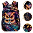 thumbnail image 3 of Lightweight Backpack Cartoon Owl School Bag Travel Laptop Daypack for Men Women Casual Rucksack, 3 of 6