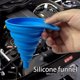 thumbnail image 2 of Embudo de silicona Universal para motor de coche, embudo plegable portátil para cambio de aceite y gasolina, 2 of 5