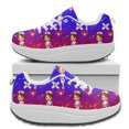 thumbnail image 3 of Gradient Beautiful Nurse Pattern Woman Autumn Winter Non-Slip Walking Sneakers Wear-Resistant Fashion Jogging Shoes Custom Image, 3 of 5
