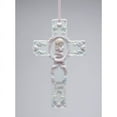 thumbnail image 3 of Ceramic Cross Girl Pink Ribbon 5.5in Baptism Religious, 3 of 3