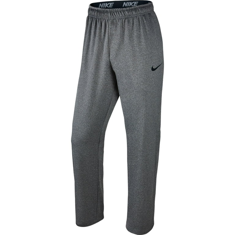 No complicado Dar Realizable Nike Therma Men's Training Regular Casual Pants Grey Heather/Black  800191-091 - Walmart.com