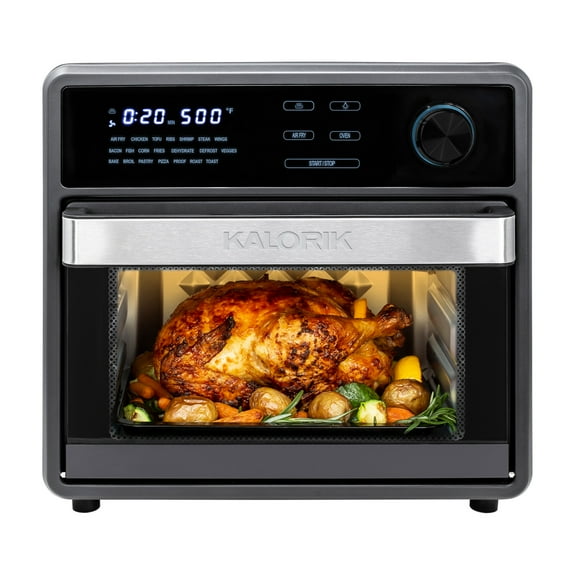 Kalorik Air Fryer Toaster Oven, MAXX AFO 47804 BK 512oz, Touch Air Fryer Oven