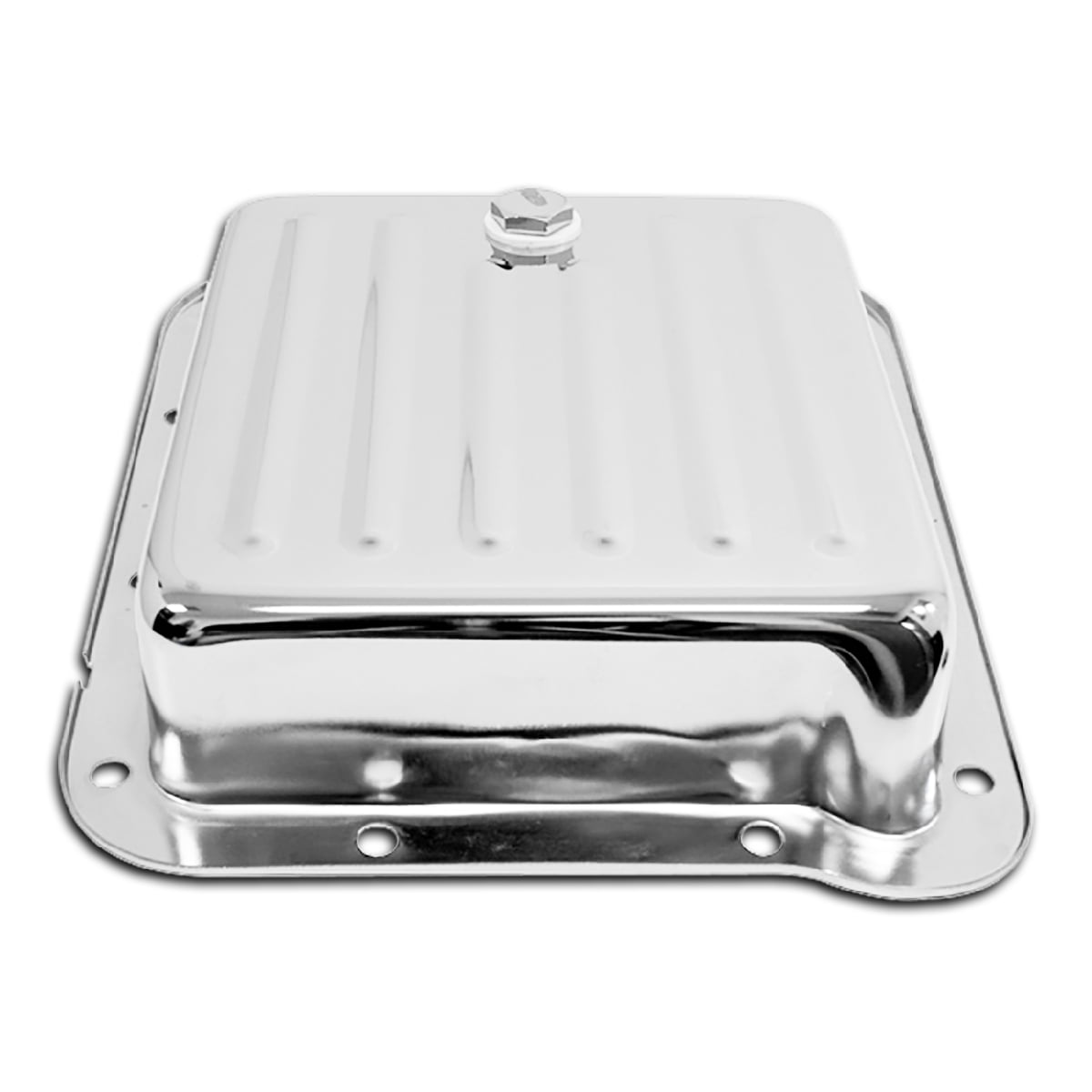 Fits Ford C4 Steel Transmission Pan Pan Fill Style Chrome Includes