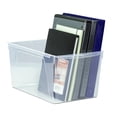 thumbnail image 2 of Storex Wide Book Bin Set of 5 Clear, 2 of 5
