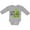 AC-Heather Grey, variant on Inktastic Happy Mardi Gras Big and Little Alligators with Beads Boys or Girls Long Sleeve Baby Bodysuit
