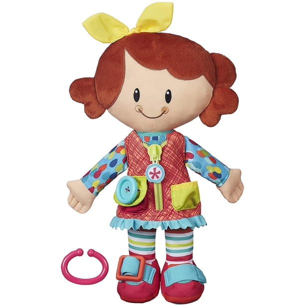 Muñeca de peluche para niña linda de 36 cm en algodón y felpa para niños