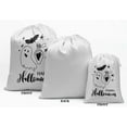 thumbnail image 2 of Darling Souvenir White Bat & Ghost Face Halloween Party Supplies Favor Bags&nbsp;Drawstring Pouches&nbsp;15 Pieces, 2 of 5