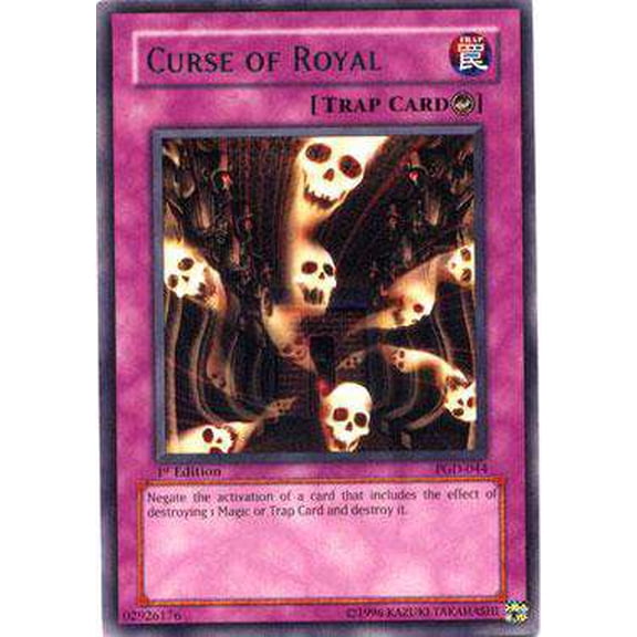 YuGiOh Pharaonic Guardian Rare Curse of Royal PGD-044