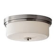 thumbnail image 2 of Feiss Kincaid Flush Mount - 13.19W in. Brushed Steel, 2 of 3
