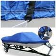thumbnail image 4 of 210D Waterproof Trailerable V-Hull Boat Cover, Blue, 4 of 8