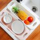thumbnail image 4 of Multifunctional Kitchen Sink Strainer Telescopic Sink Drain Basket Rectangular Wash Vegetable, 4 of 5