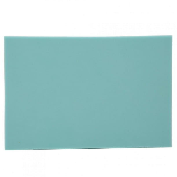 Bloque fino para tallar sellos de goma de gelatina para sellos de goma hechos a mano (verde menta)