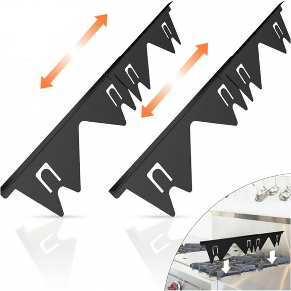 Bohorizon 2PCS Stainless Steel Stove Gap Covers, Adjustable Stove Gap Filler