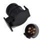 thumbnail image 1 of Convertidor de enchufe para remolque, toma de remolque impermeable, adaptador de enchufe eléctrico para remolque de caravana, adecuado para remolque estándar europeo, 1 of 5