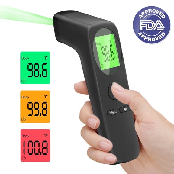 GYDEK Forehead Thermometer for Adults and Kids,Baby Thermometer with 35 Memory & Mute Function,No-Touch Infrared Thermometer with LED Display, Ideal for the Whole Family,FSA HSA Eligible