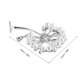 thumbnail image 2 of Raindrops Pin De Floral Con Y Para Y Bufanda Plateado, 2 of 8