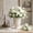 91#White, variant on Artificial Peony Bouquet, Realistic Faux Peony Rose Flowers Full Bloom Arrangement Long Lasting Floral Decor, Wedding Centerpiece Vase Display Home Decoration for Bridal Shower Party Living Room