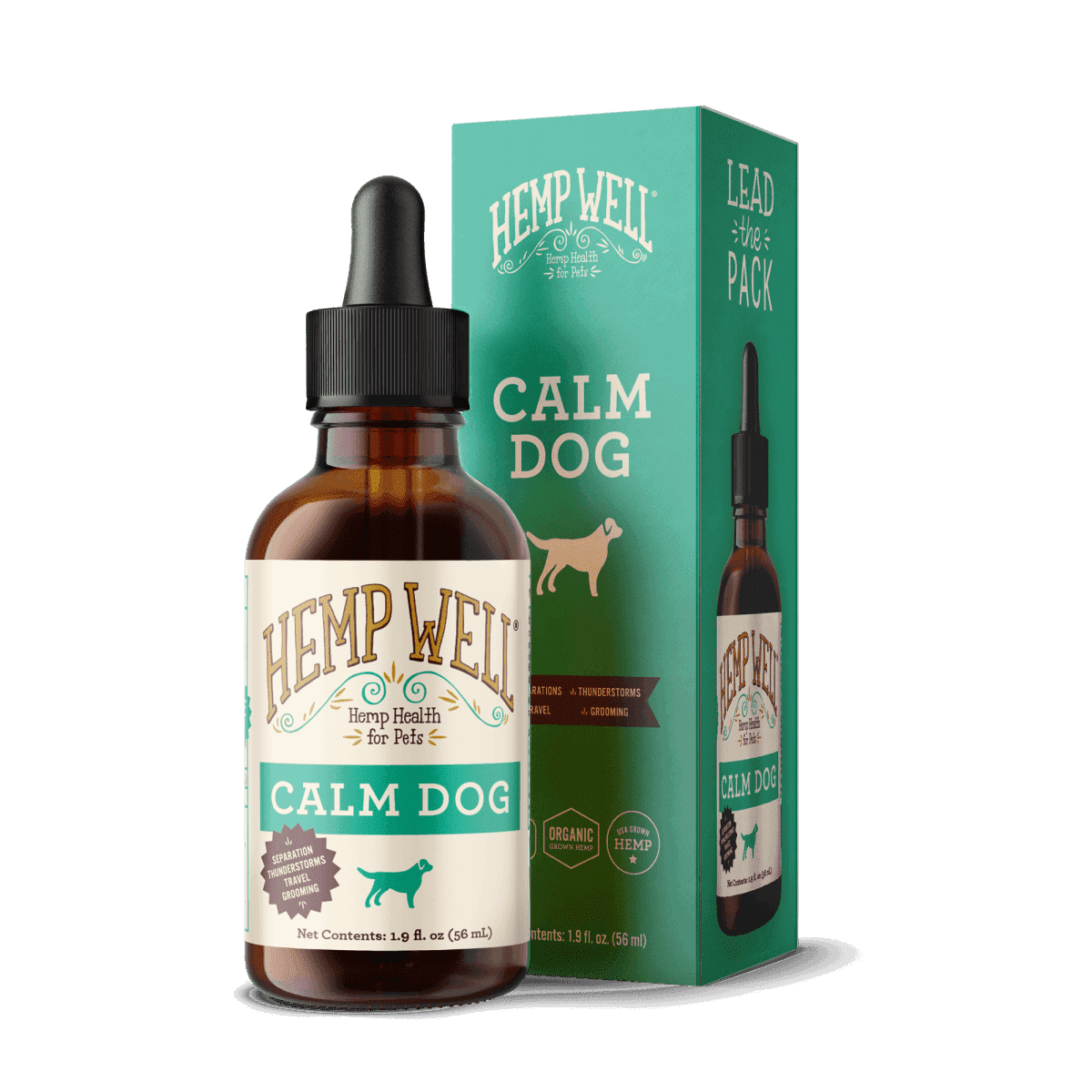 Hemp Well Calm Dog Oil - Organic, USA Grown