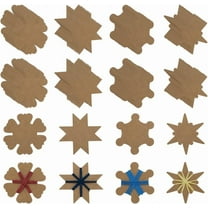 100 PCS Embroidery Floss Bobbins Thread Winders 4 Style Tan Color Paper Thread Winding Board Floss Bobbin Thread Cards for Cross Stitch Cotton Thread Embroidery Sewing Storage Craft DIY