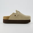 thumbnail image 6 of Cushionaire Women's Loom Cork Footbed Platform Clog – Comfortable Vegan Leather, Arch Support, All-Day Comfort, 6 of 6