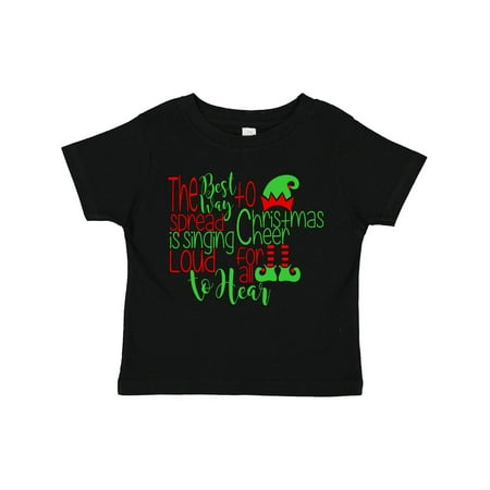 

Inktastic The Best Way to Spread Christmas Cheer is Singing Loud Gift Toddler Boy or Toddler Girl T-Shirt