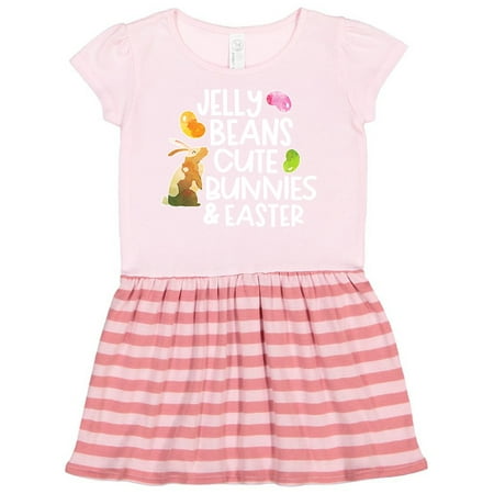 

Inktastic Jelly Beans Cute Bunnies and Easter Gift Toddler Girl Dress
