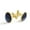 Color 1, variant on Men's Classic Stainless Steel, Daisy Flowers Butterfly Pattern Cufflinks Business Wedding Shirts, Golden