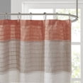 thumbnail image 4 of Bailu Shower Curtain Patchwork and stitching details evoke sophisticated texture and color blocking style , Orange, 4 of 7