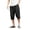 Black, variant on Aayomet Mens Shorts Men's Big & Tall Performance Series Extreme Comfort Short,Khaki 3XL