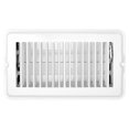 thumbnail image 1 of Rejilla de Piso RV Designer H876 con Amortiguador de Metal 25x10 cm Blanca, 1 of 1