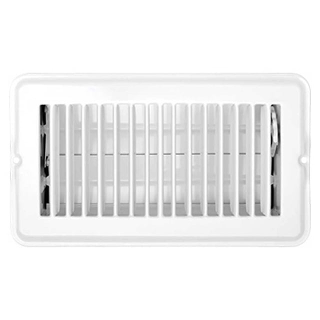 Rejilla de Piso RV Designer H876 con Amortiguador de Metal 25x10 cm Blanca