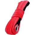 thumbnail image 1 of Synthetic Winch Rope 5/16 Inch x 50 ft 8300LBs with Black Protecing Sleeve for ATV UTV SUV Winches Line Cable Rope(Red), 1 of 5