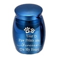 thumbnail image 3 of BELOVING Pet Ash Urn Container Memorial Keepsake Urns for Small Animals Rabbits Kitten Blue, 3 of 9
