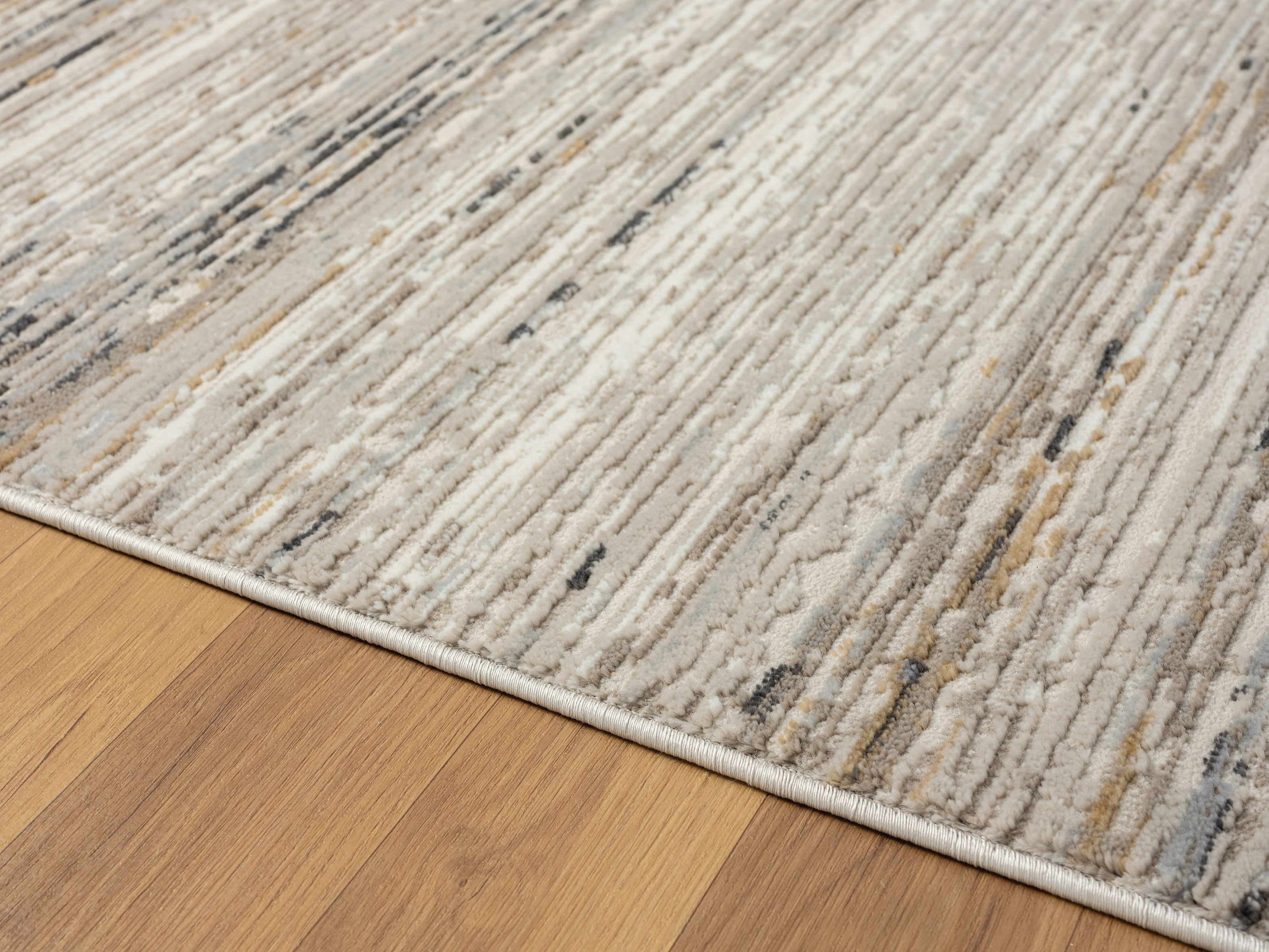 United Weavers Nelson Lalit Modern Abstract Accent Rug, Beige, 1'10" x 3'