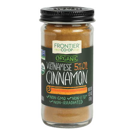 Frontier Organic Vietnamese Cinnamon, Ground, 1.31 Ounce (B00D62GCS8)