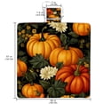 thumbnail image 2 of Thanksgiving Canvas Beach Blanket - Large Picnic Mat for Outdoor Activities, Sand Proof, Portable and Durable for Beaches, Camping, and Picnics - 200x150cm, 2 of 6