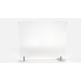 thumbnail image 2 of Ghent Desktop Free Standing Plastic Protection Screen, 23.75 x 5 x 29, Frost -GHEDPSF2429F, 2 of 2