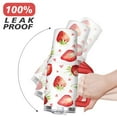 thumbnail image 6 of 40oz Cute Red Strawberry Stainless Steel Flip Straw Tumbler Spill Proof Travel Cup Double Wall Vacuum Insulated Coffee Mug with Top Handle, 6 of 6