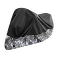 thumbnail image 6 of Motorcycle Cover under $5! CQCYD Motorcycle Cover for Scooter and Bike Weather Protection, 190T Thick Polyester Waterproof Sun Rain Dust Cover, Universal Fit Motorcycle Storage Cover with Lock Holes, 6 of 9