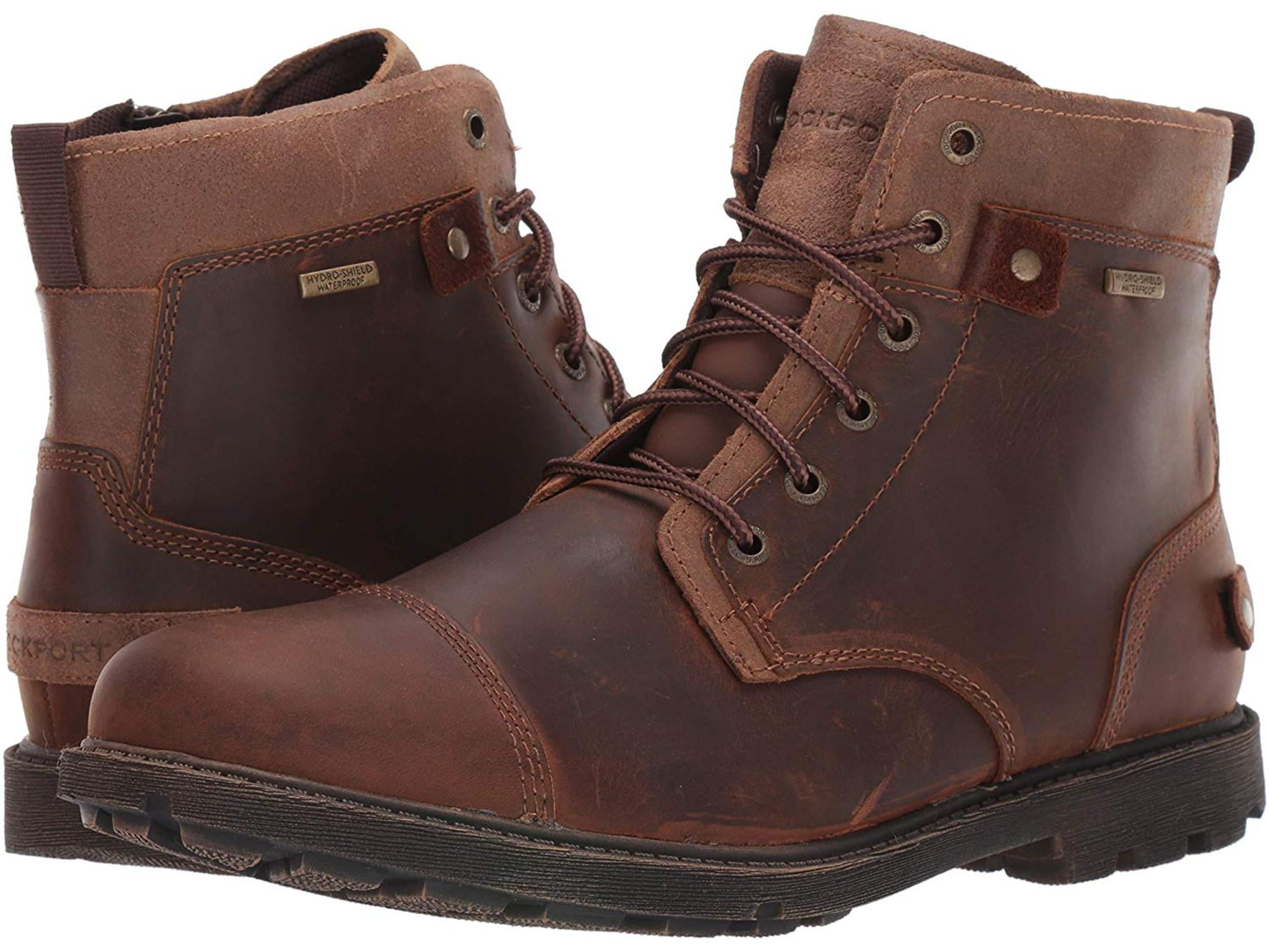 rockport cap toe boot