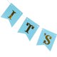 thumbnail image 4 of cartel para colgar de pancarta para niño, revelación de género, decoración de bautizo shower, accesorio para fotografía Dorado y azul Yuyangstore Decoración de fiesta infantil, 4 of 8