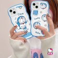thumbnail image 2 of Carcasa Para Redmi Note 8 9 11 10s 11s 1011Pro 10Pro Max 9s Mi 11T Pro 10 A1 10A 9 10C 9T 9A A1 + 9C X3 NFC M3 Tpu Suave Borde Ondulado De Dibujos Animados Doraemon Estuche Lindo, 2 of 3