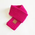 thumbnail image 1 of Bufanda de punto para niños y niñas, bonita, a la moda, de color liso, sencilla, para otoño e invierno, cálida para bebés y niños, 1 of 6