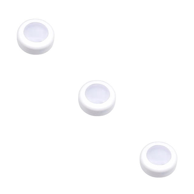 Matsuzay Luces LED para armario, Control remoto, RGB, 0,5 W, lámpara inalámbrica de cocina, luz nocturna compacta para dormitorio con pilas Type1 NO1